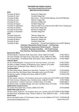 Swynnerton Parish Council