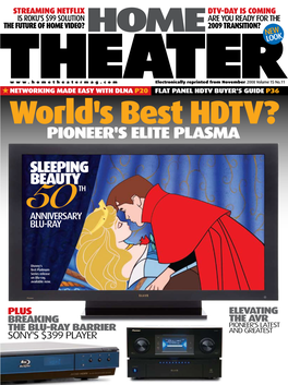 World's Best HDTV? Pioneer's Elite Plasma