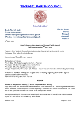 Tintagel Parish Council