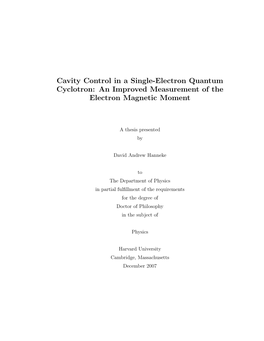 Cavity Control in a Single-Electron Quantum Cyclotron: an Improved Measurement of the Electron Magnetic Moment