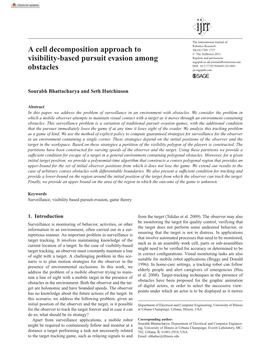 A Cell Decomposition Approach to Visibility-Based Pursuit Evasion