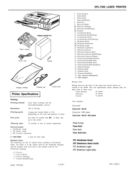 Epl-7500 Laser Printer