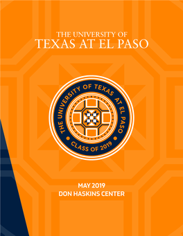 May 2019 Don Haskins Center