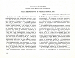 The Carboniferous in Western Pomerania