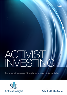 Activist Insight and the Wall Street Journal