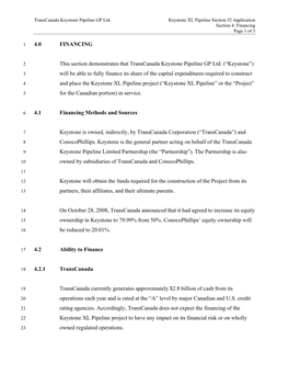 Keystone Pipeline GP Ltd