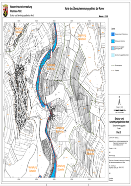 Karte Des Überschwemmungsgebiets Der Ruwer Rheinland-Pfalz