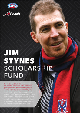Jim Stynes Scholarship Fund