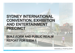 SYDNEY INTERNATIONAL CONVENTION, EXHIBITION and ENTERTAINMENT PRECINCT