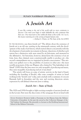 A Jewish Art