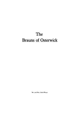 Brauns of Osterwick