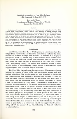 Proceedings of the Indiana Academy of Science