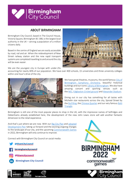 About Birmingham