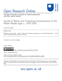 Open Research Online Oro.Open.Ac.Uk