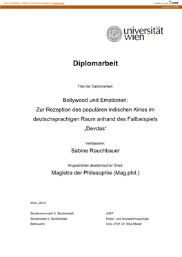 Diplomarbeit