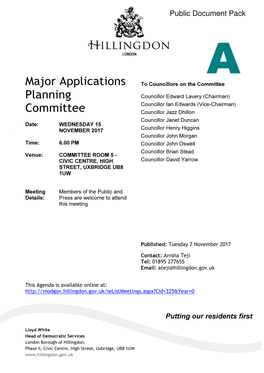 Major Applications Planning Committee 73 - 118