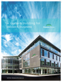 A Modern Building for Modern Business