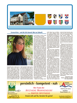 MITTEILUNGSBLATT Der Verwaltungsgemeinschaft Mammendorf De De