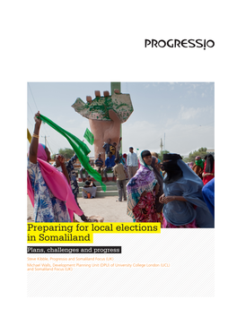 Preparing for Local Elections in Somaliland