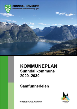 Kommuneplan for Sunndal Kommune 2020-2025, Samfunnsdelen