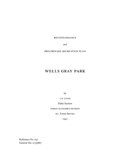 Wells Gray Park