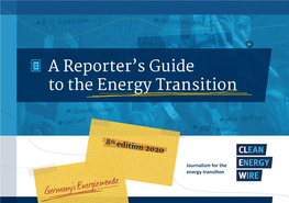 A Reporter's Guide to the Energy Transition