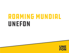 UNEFON ROAMING Tablas Tarifas 20SEP19.Pdf