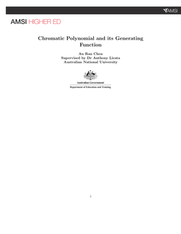 Chromatic Polynomial and Its Generating Function