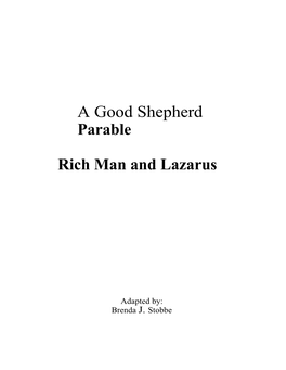 A Good Shepherd Parable