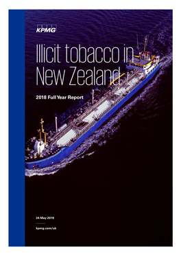 Illicit Tobacco in New Zealand, 2018 Full Year Report