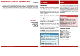 Hostelworld Guide for San Francisco Colm Hanratty the Essentials Climate