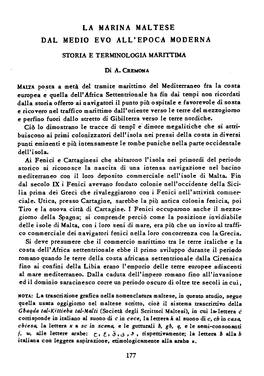 La Marina Maltese Dal Medio Evo All'epoca Moderna Storia E