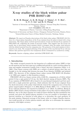 X-Ray Studies of the Black Widow Pulsar PSR B1957+20