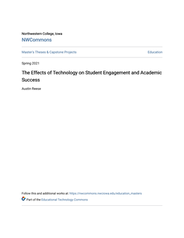 The Effects of Technology on Student Engagement and Academic Success