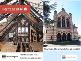 Wythenshawe Hall Friends Groups Support Church and Community Group Support