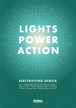 Publications Lights, Power, Action: Electrifying Africa