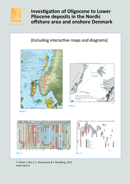 Investigation of Oligocene to Lower Pliocene Deposits in the Nordic