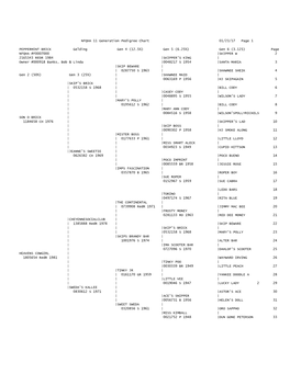 NFQHA 11 Generation Pedigree Chart 01/23/17 Page 1 PEPPERMINT