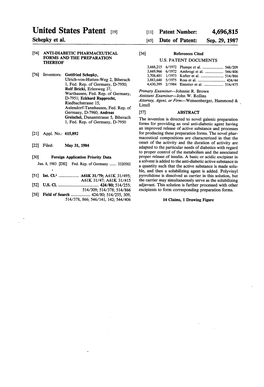 United States Patent (19) [11] Patent Number: 4,696,815 Schepky Et Al