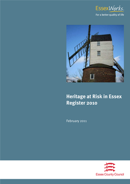 Heritage at Risk in Essex Register 2010