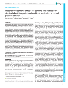 Recent Developments of Tools for Genome and Metabolome Studies