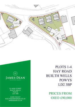 Plots 1-4 Hay Road Builth Wells Powys Ld2 3Bp Prices