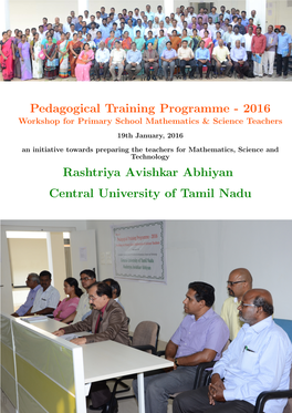 Pedagogical Training Programme