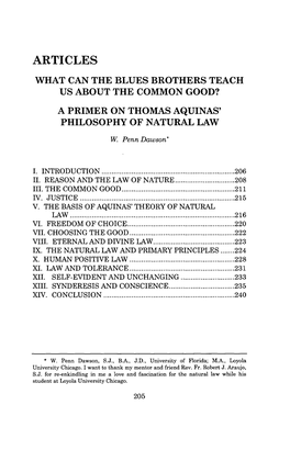 What Can the Blues Brothers Teach Us About the Common Good?