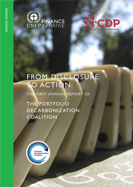 From Disclosure to Action: PDC Annual Report