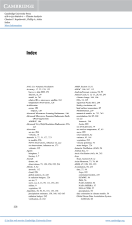 Cambridge University Press 978-0-521-89616-0 — Climate Analysis Chester F