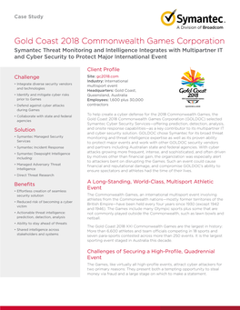 Gold Coast 2018 Commonwealth Games Corporation Case Study