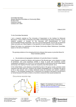 Growing Evidence of an Emerging Tick-Borne Disease That Causes a Lyme-Like Illness for Many Australian Patients