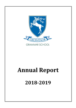 GROSVENOR GRAMMAR SCHOOL Annual Report of the Board of Governors 2018-19