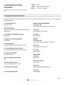 APERTURE CINEMA BOD Roster 2019.Docx